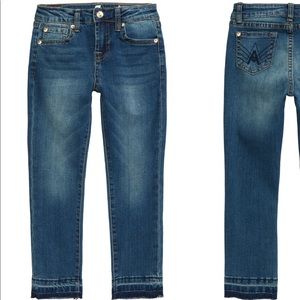 7 for All Mankind Ankle Released Hem Skinny Jeans